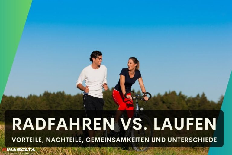 Radfahren vs. Laufen